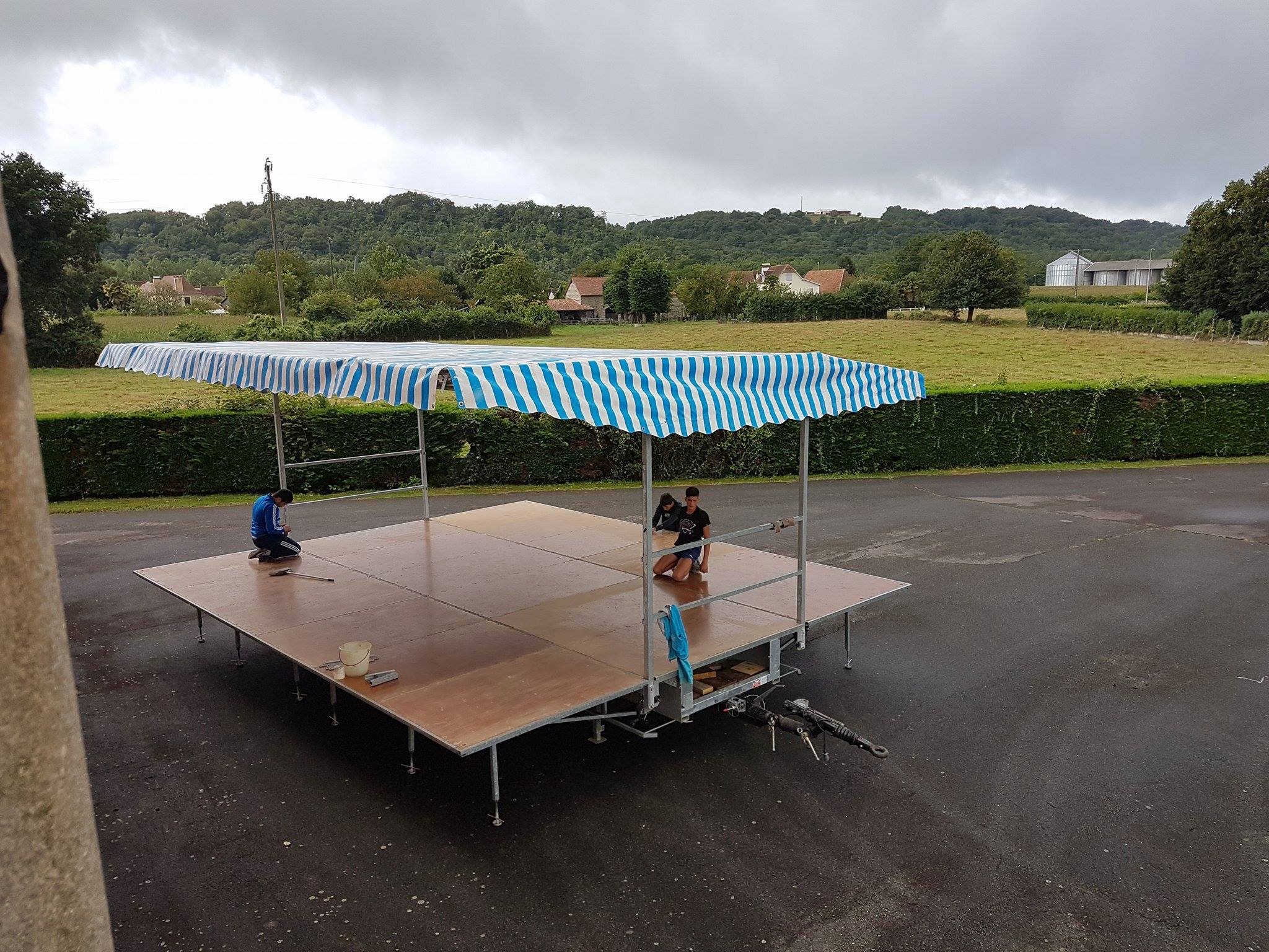 Peinture de la scène mobile